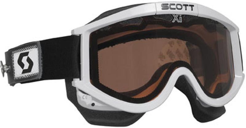 New scott 87 otg snowcross speed strap adult goggles, white, one size