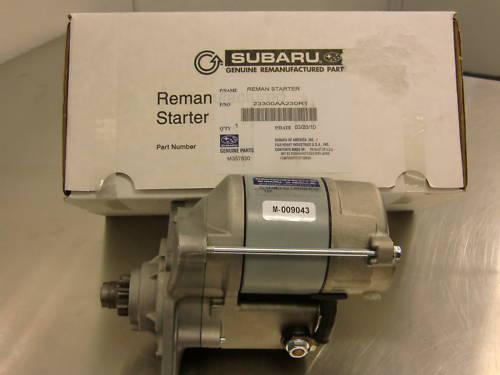 Oem genuine remanufactured starter 1989-2004 legacy