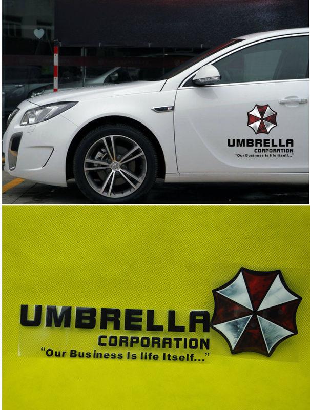 Car body decal sticker umbrella corporation resident evil motocross nascar black