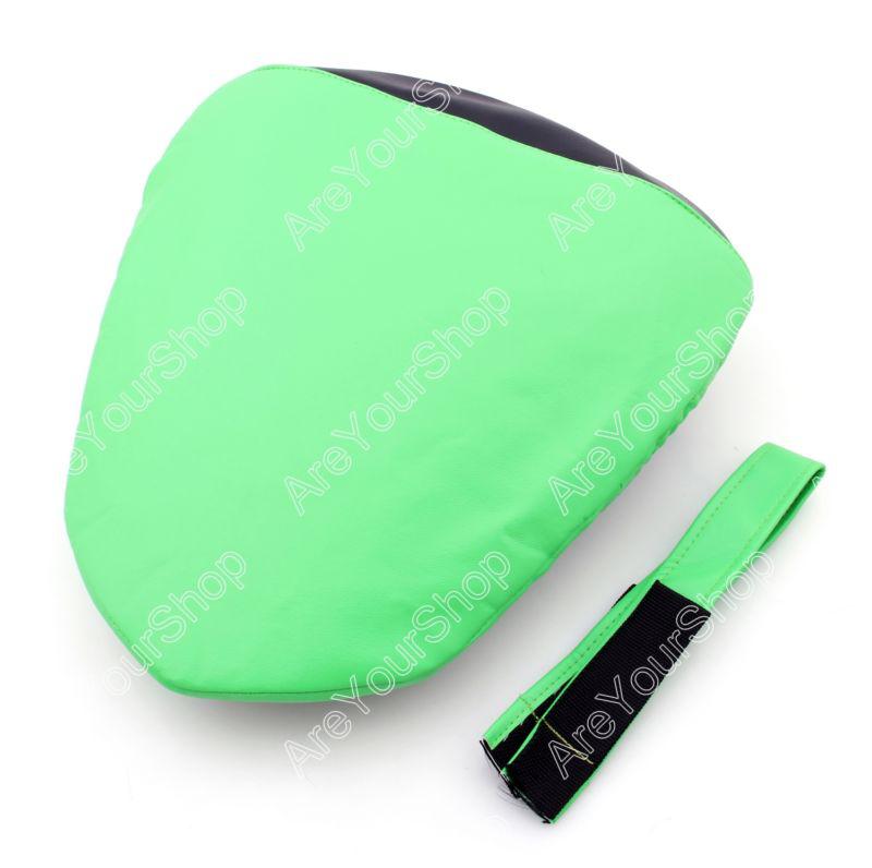 Passenger rear pu leather seat cowl cover pillon yamaha yzf r6 2008-2010 green