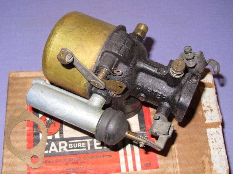 Nos gm 1929-30 chevrolet 150s carter brass bowl carburetor