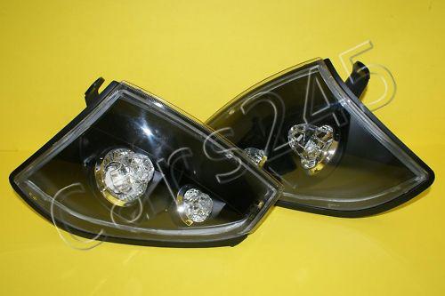 Toyota cruiser prado fj90 clear black corner lights 01-