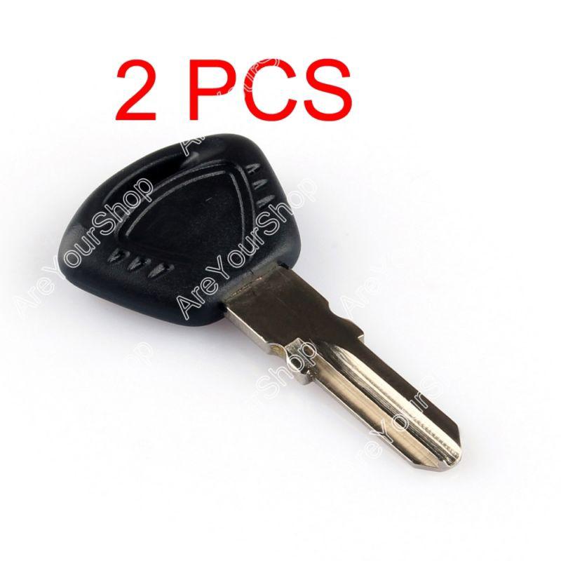 2pcs blade blank key motorcycle for triumph 1050 675 all years black