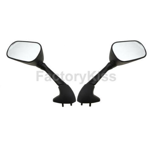 Gau left right motorcycle mirrors for yamaha yzf r1 02-03 black