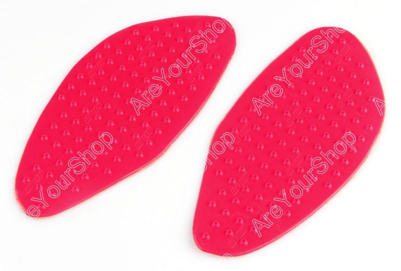 Tank traction pad side gas knee grip protector suzuki gsxr1300 2008-2012 red