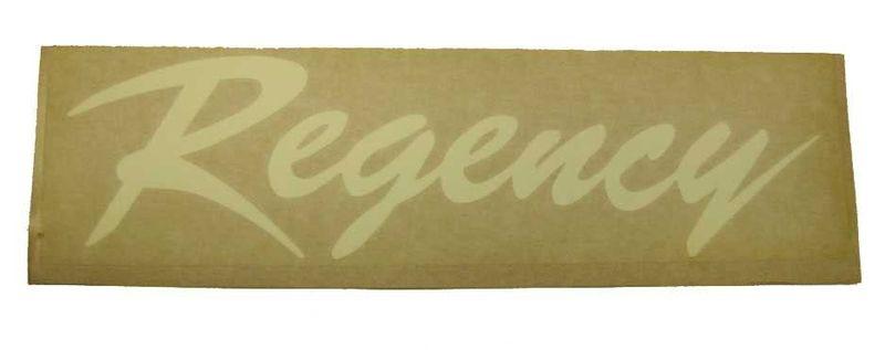 New regency boat decal/sticker white lettering 4 boats