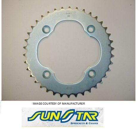 Sunstar 37t steel rear atv sprocket suzuki lt-z 400 2009-2012 , lt-r 450 06-09