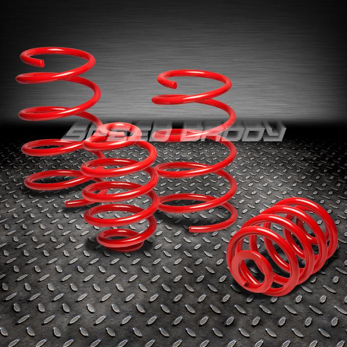 2"drop suspension lowering springs/spring 06-12 nissan versa c11/09+cube z12 red