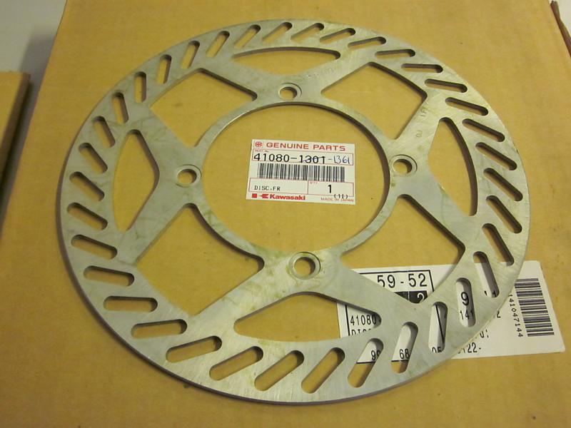 Kawasaki kdx250 kdx 250 d1 1991 -91 front brake disc 41080-1361 nos