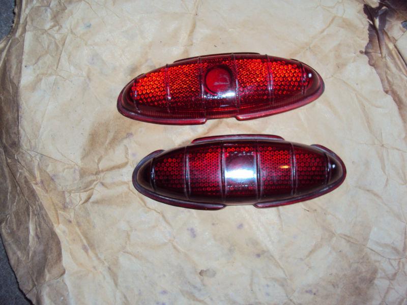 1949 1950 ford glass tail light set 