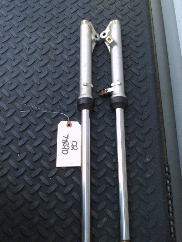 02 yamaha ttr90 ttr 90 front forks pair straight good