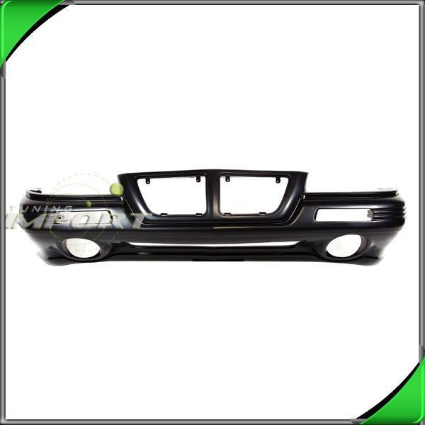 92-95 pontiac grand am front bumper fascia cover primed blk plastic paint-ready