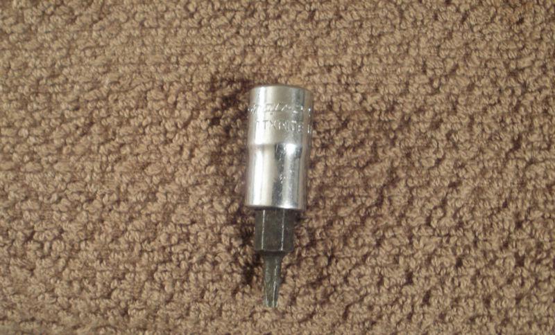 Snap on t-10 socket 1/4" drive              *(#12 t)