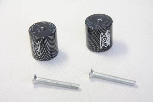 Hand bar ends fit suzuki gsxr 600 750 1000 katana sv650s tl1000s bandit carbon