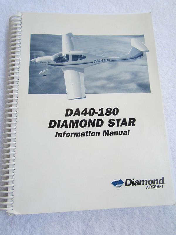 Da40-180 diamond star information manual - diamond aircraft