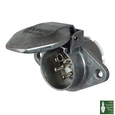 Durite - plug trailer 7 pin aluminium 24s bg1 - 0-477-96