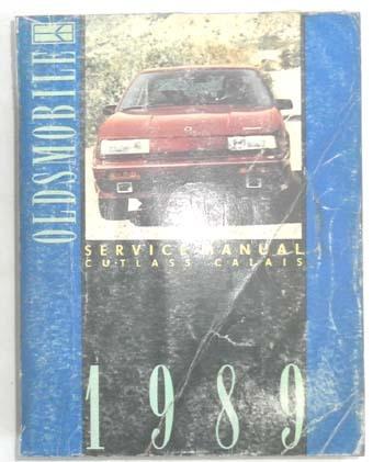 1989 oldsmobile cutlass calais  service repair manual 