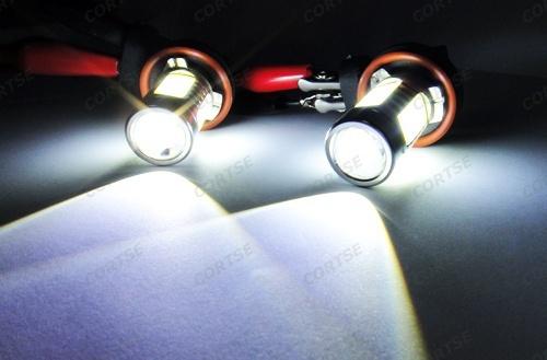 2x 9006 hb4 cree q5 projector plasma led fog daytime running drl light 11w white