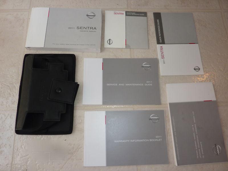 2011 nissan sentra factory oem owners manual & warranty guides