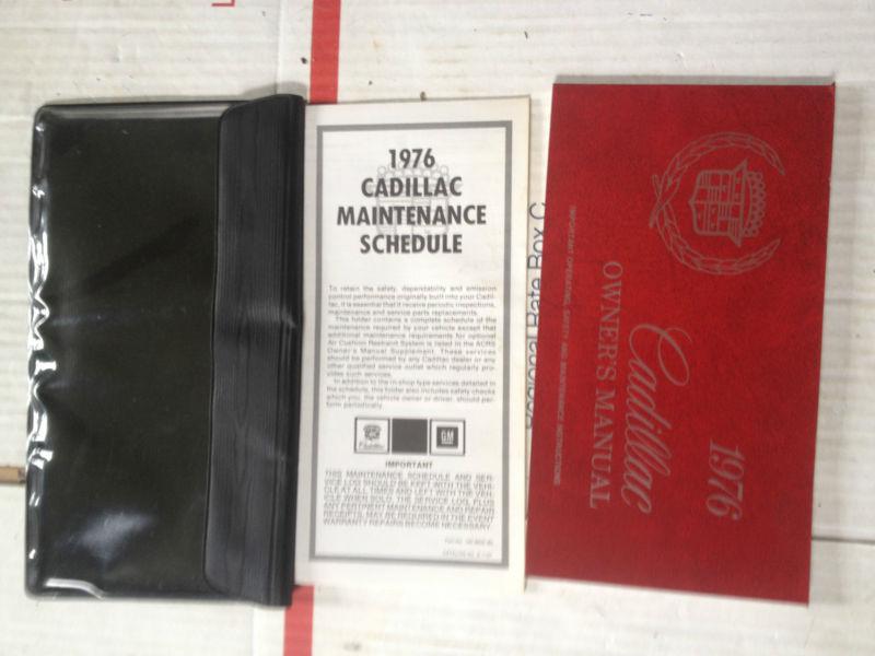 Cadillac eldorado 76 1976 owners manual