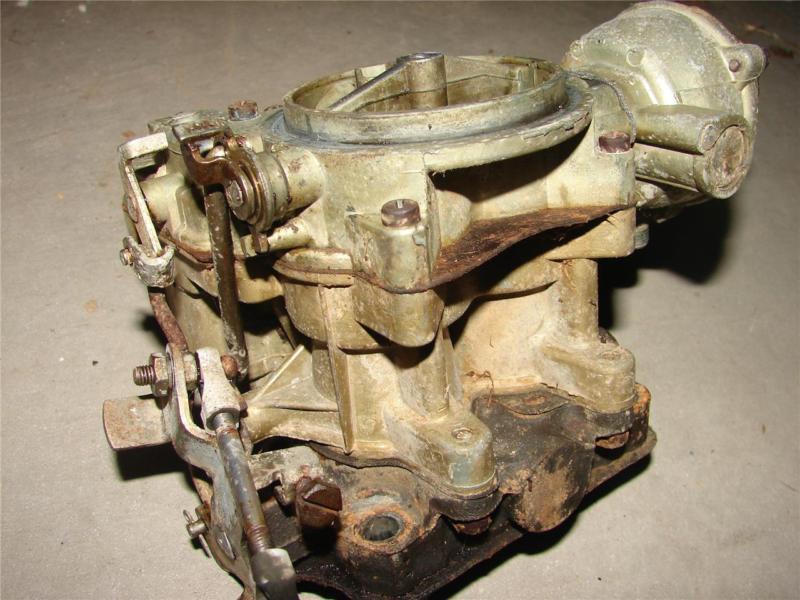 Vintage omc boat carburetor carb 2bbl rochester 7028085 0382733 nufm 12ax