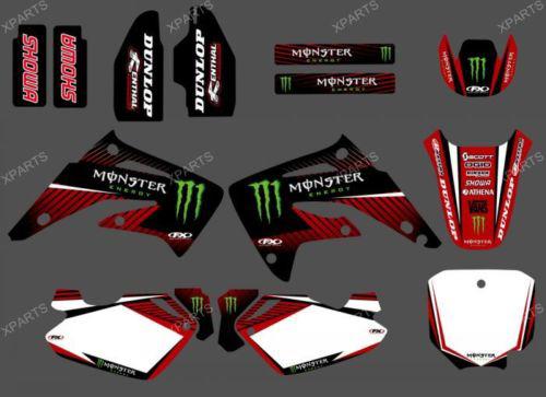 Team graphics decals for honda cr85 cr85r 2003 04 05 06 07 08 09 10 11 12 