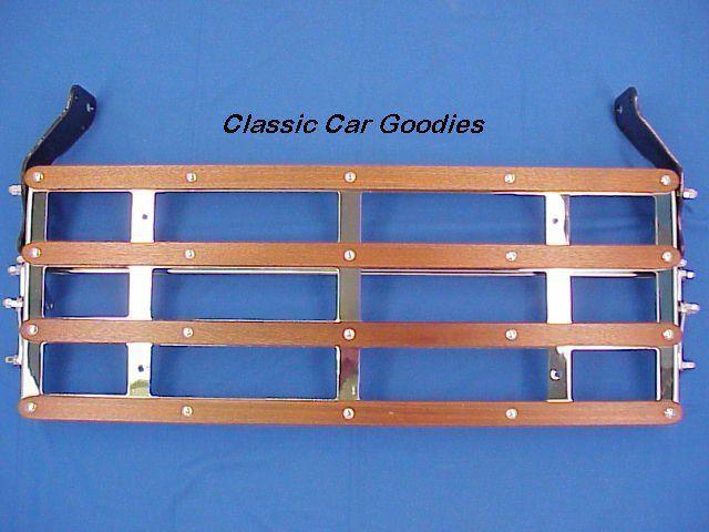 1928-1929 ford luggage rack lit. bag carrier. show quality!