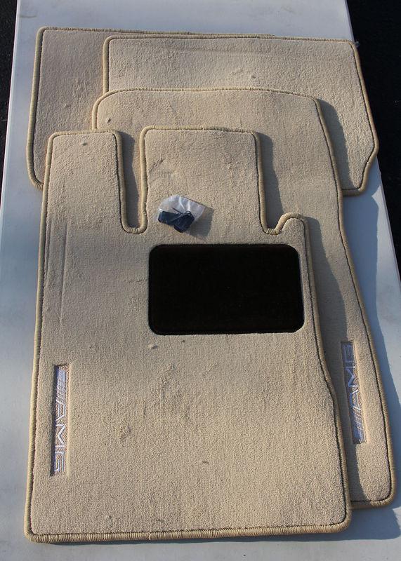 0555 mercedes s class all models 2000-2006 (220) oem floor mats color-java*amg*