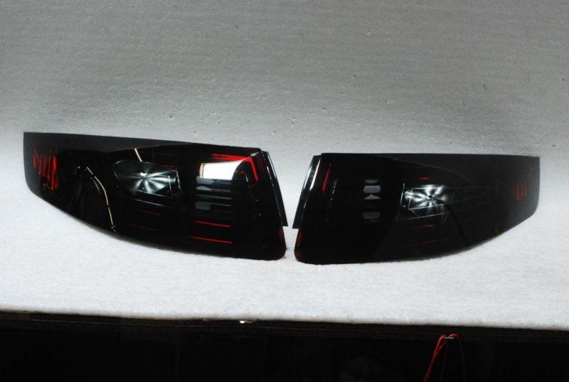 Red smoked 05-08 porsche 911 997 carrera 4/s/4s led tail lights lamps left+right