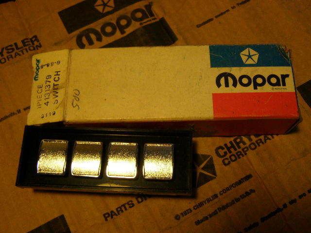 Nos mopar 79 80 81 4 gang power window switch fifth ave diplomat 