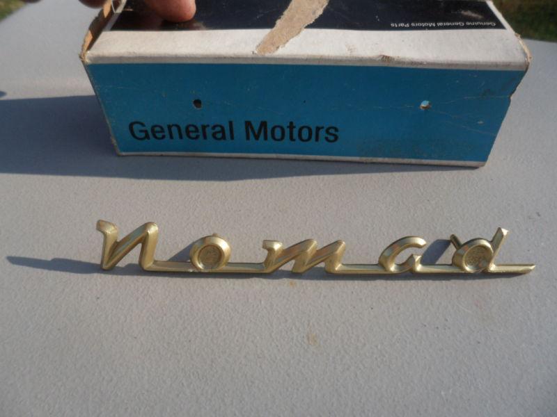 Nos 1955-56 57 58 chevrolet " nomad " script emblem...