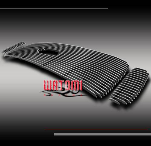 99-04 ford f250 f350 super duty/00+ excursion upper billet grille 3pcs logo cut