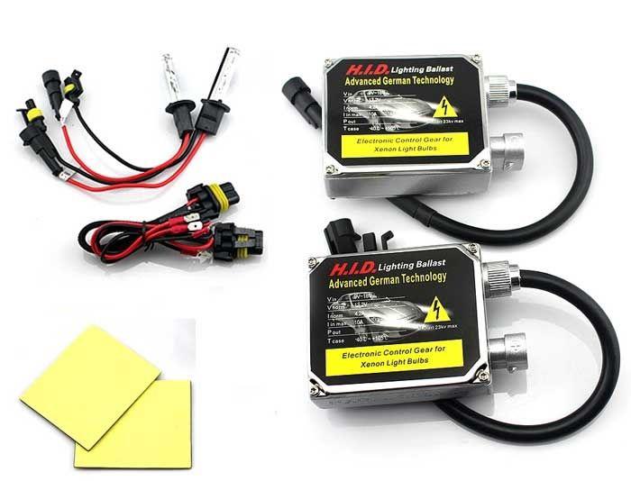 Car hid 12v 35w headlight kits -slim ballasts + 2pcs h7 bulbs lights lamp 10000k