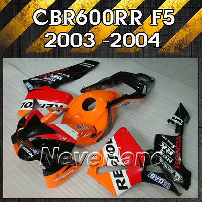 Fairing kit for 03-04 honda cbr600rr f5 2003-2004 600rr injection abs repsol #12