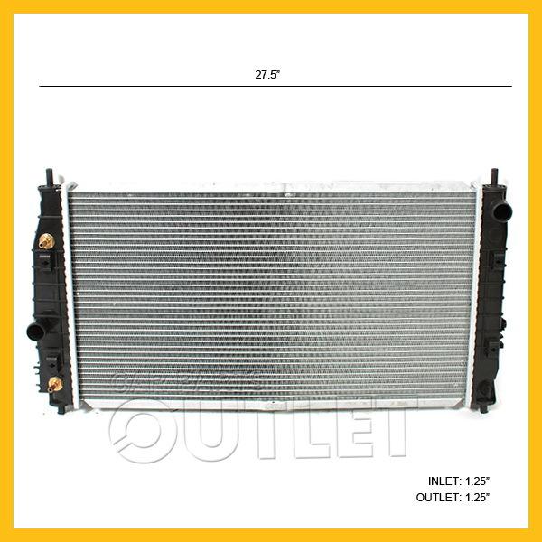 92 93 dodge dakota 3.9l v6 auto trans radiator 5.2l v8 w/toc 1992 1993 now at