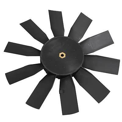 Flex-a-lite electric fan blade replacement plastic black 12" diameter each