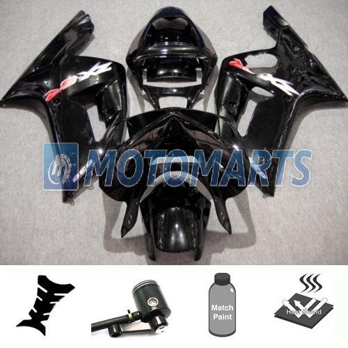 Bundle inj fairing with brake fluid reservoir for kawasaki ninja zx 6r 03 04 ah