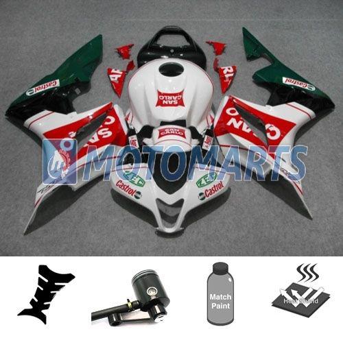 Bundle inj fairing w/ brake fluid reservoir oil pot for honda cbr600rr 07 08 au