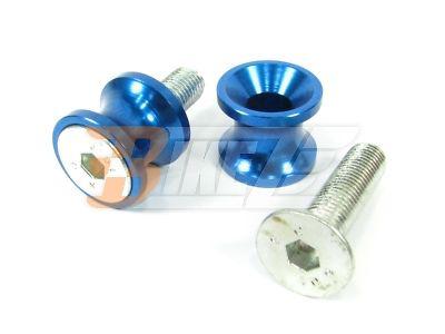 For honda cbr600rr cbr900rr cbr1000rr cbr 954 fireblade 8mm blue swingarm spools