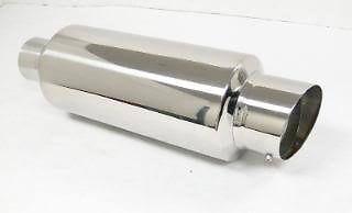 Obx muffler b3 3" inlet turbo supra evo civic accord cl