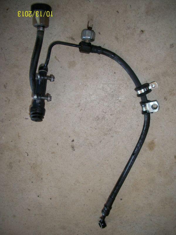 Buell brembo rear caliper master cylinder, reservoir, & brake line