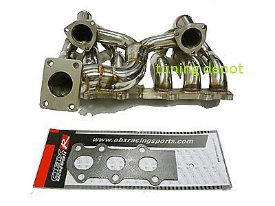 Big sale obx twin turbo manifold header 93-97 supra 1jzgte td05 don't miss it