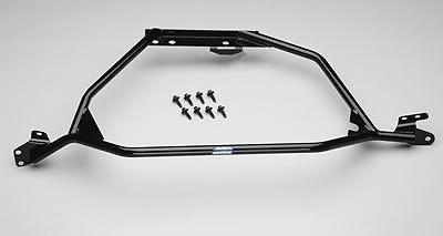 Bbk 2513 strut brace front upper steel black powdercoated ford mustang each