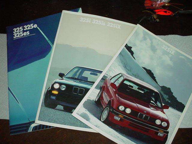 1978 bmw 325 brochures with assc. too