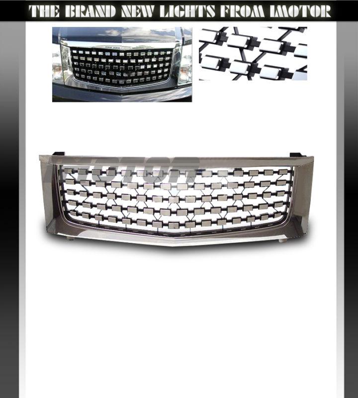 2002-2006 cadillac escalade esv ext dna classic brick style chrome grille