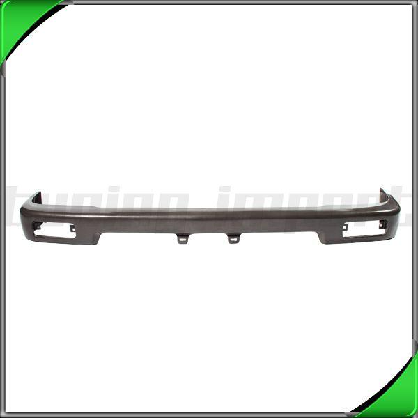 89-95 toyota pickup truck sr5 2wd steel primed blk front bumper impact face bar