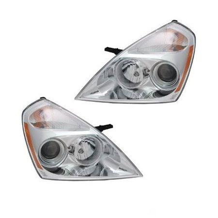 New headlight headlamp assembly pair set driver+passenger side left+right w/bulb