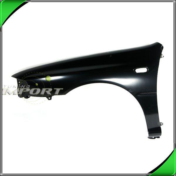 1997-1997 subaru impreza left front fender primed black steel replacement lh new