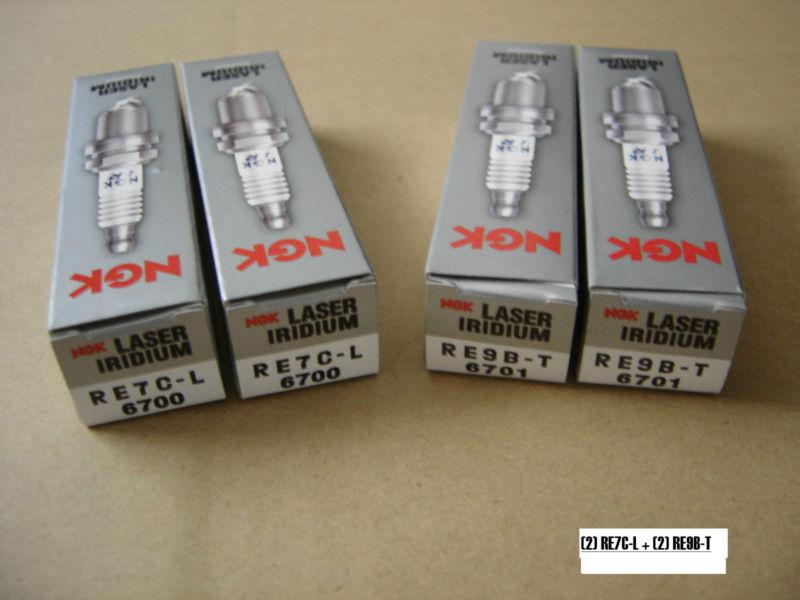 Ngk laser iridium spark plugs re7cl 6700 re9bt 6701 mazda rx8 rx-8 re7c-l re9b-t