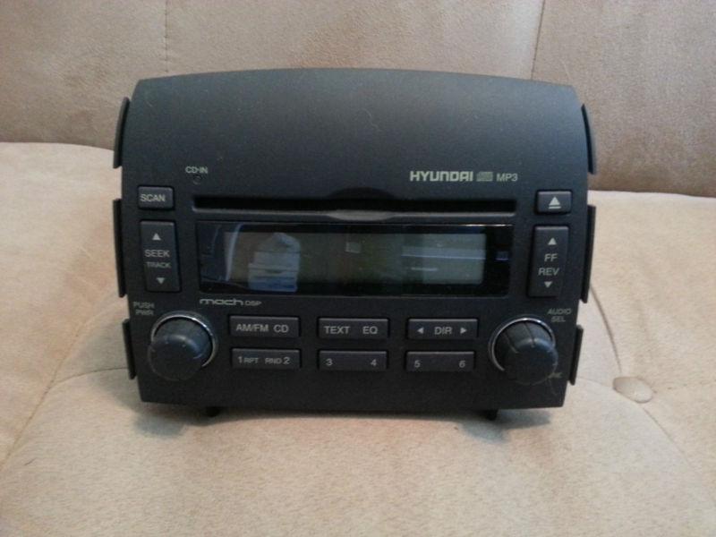 06 07 08 hyundai sonata radio cd player vp5hbf-18c869-cg